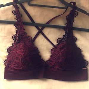 Pink Victorias Secret lace halter